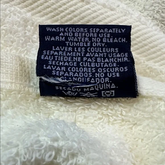 VTG Polo Bear By Ralph Lauren Western Casual Bath Sheet Beach Towel 35x72 USA - Picture 9 of 10